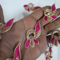 Handmade Appliques, Thread Applique, Zari Work Applique, Garment Applique