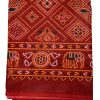 Rajasthani Print Gamcha, Cotton Towel, Cotton Gamcha, Red Cotton Gamcha, Cotton Bath Towel