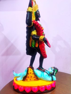 20 Inches Marble Dust Kali Statue, Marble Dust Kali Murti