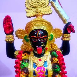 1 Feet Kali Statue, 12" Dakshin Kali Murti, Maa Kali Murti, Goddess Kali Idol, Statues & Figurines