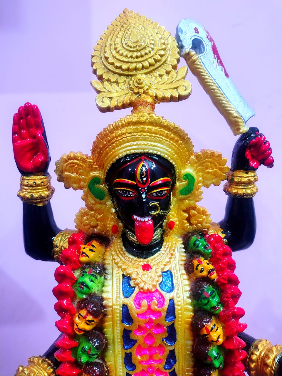 20 Kali Statue Marble Dust Kali Idol Dakhin Kali Murti Kali Idol 