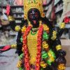 Kali Statue, Marble Dust Kali, 1 Foot Kali, Marble Dust Idols